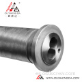 Extrusora fabricante de zhoushan barril de tornillo paralelo doble / barril de tornillo bimetálico